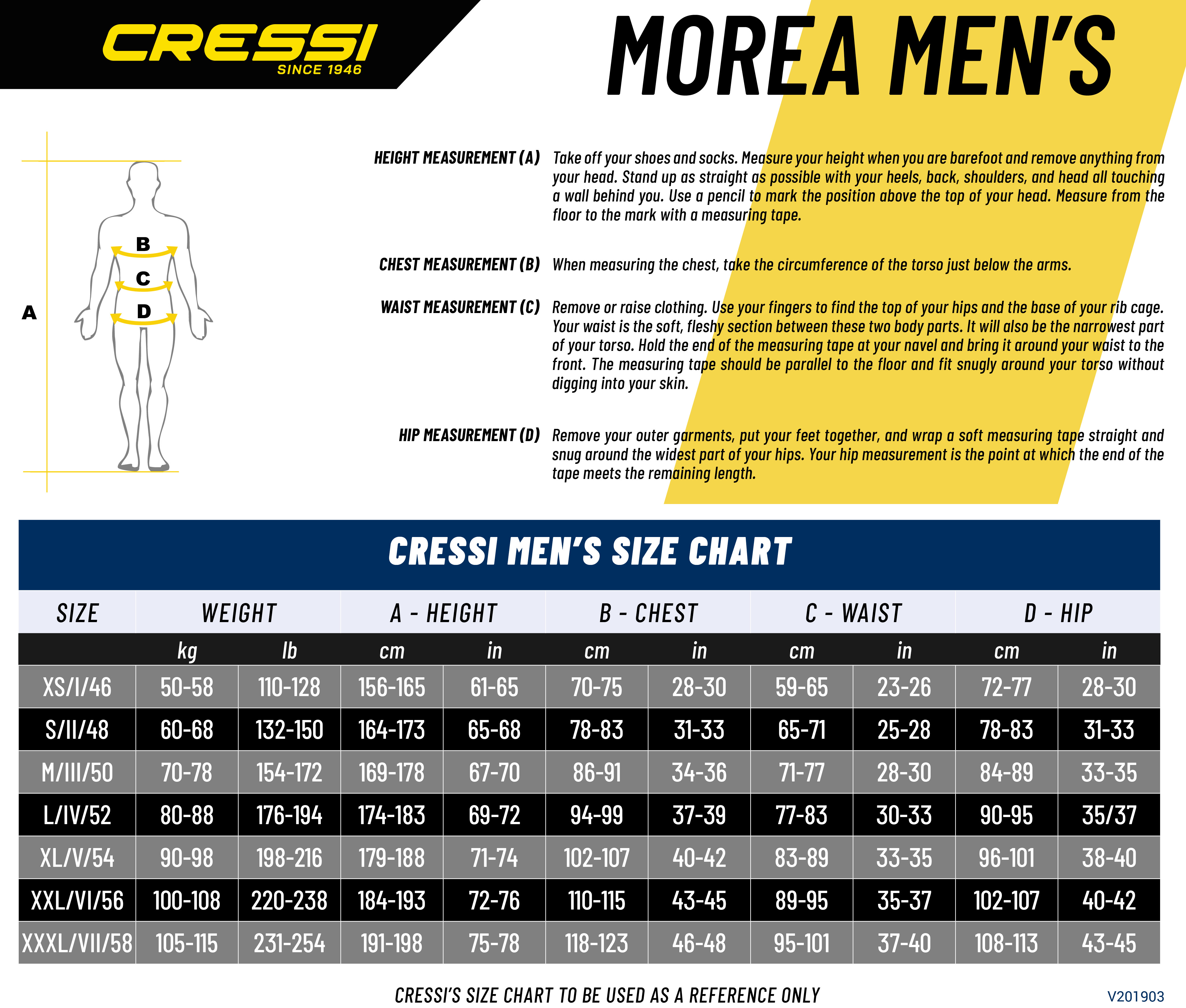 Cressi Morea Man Cressi Professional Scuba Diving Equipment